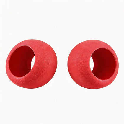 Powerwill Red Ball Sewer Camera Protective Cover for 22mm and 23mm Probes, 2PCS image 1