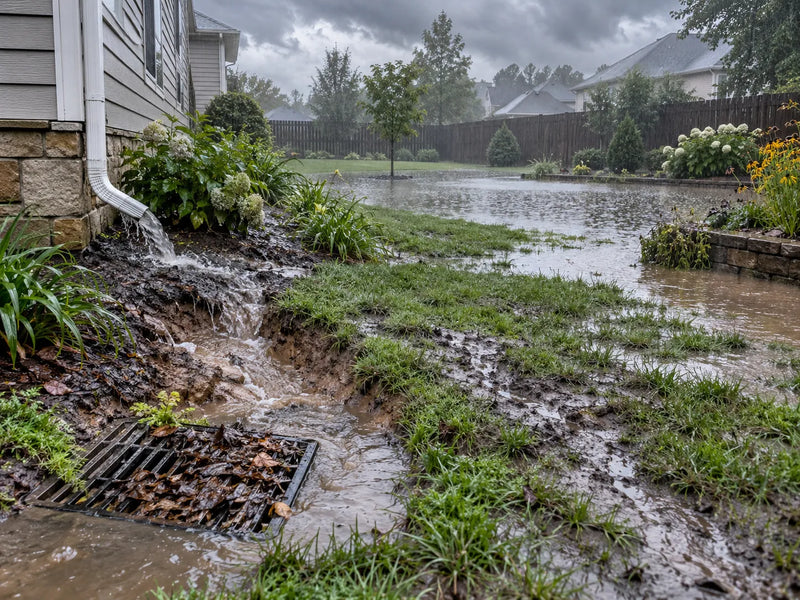 7 Yard Drainage Problems Heavy Rain Can Reveal