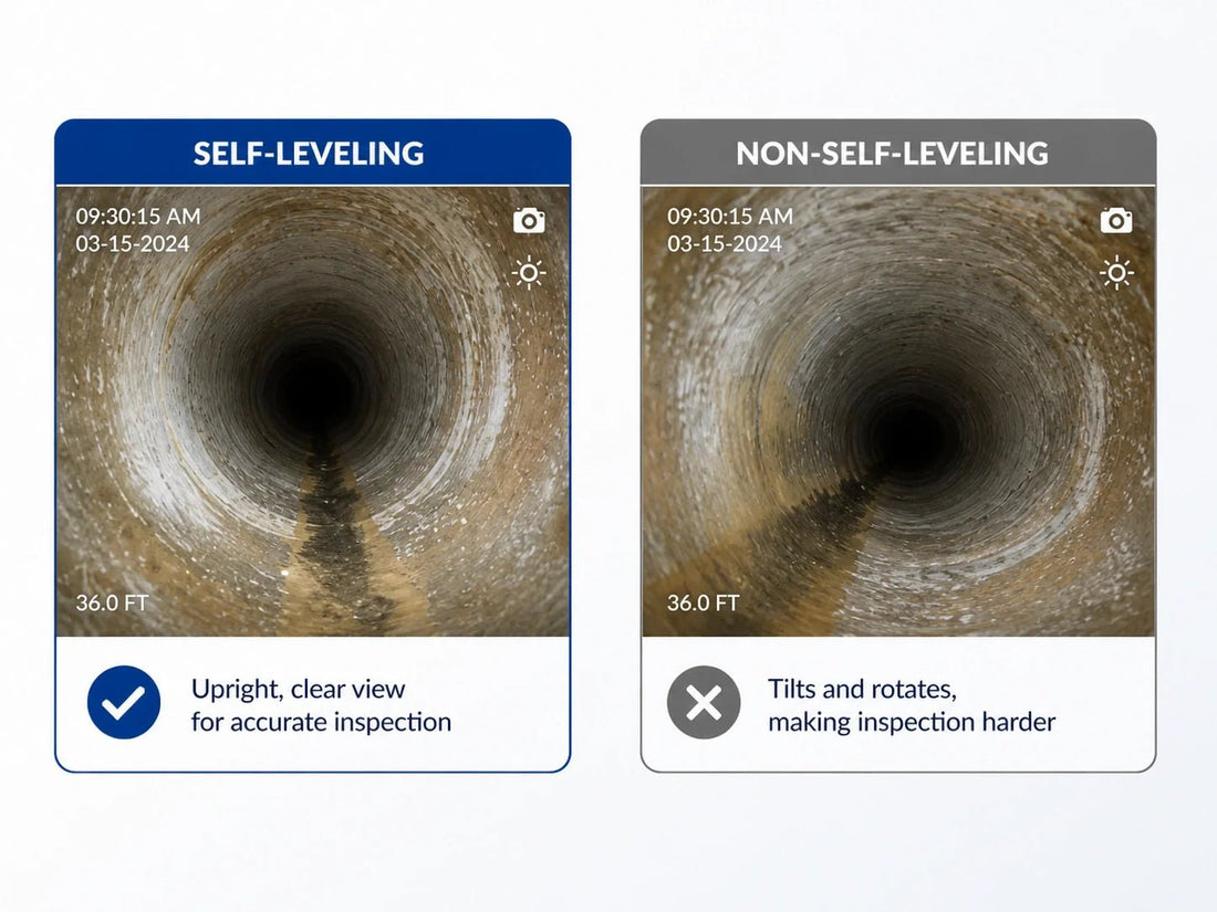 Self-Leveling vs. Non-Self-Leveling Sewer Camera: Which Do You Need?