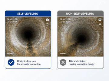 Self-Leveling vs. Non-Self-Leveling Sewer Camera: Which Do You Need?