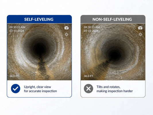 Self-Leveling vs. Non-Self-Leveling Sewer Camera: Which Do You Need?