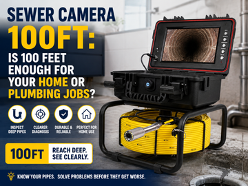 Sewer Camera 100ft: Is 100 Feet Enough for Your Home or Plumbing Jobs?