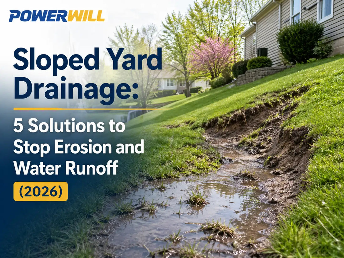 Sloped Yard Drainage: 5 Solutions to Stop Erosion and Water Runoff (2026)