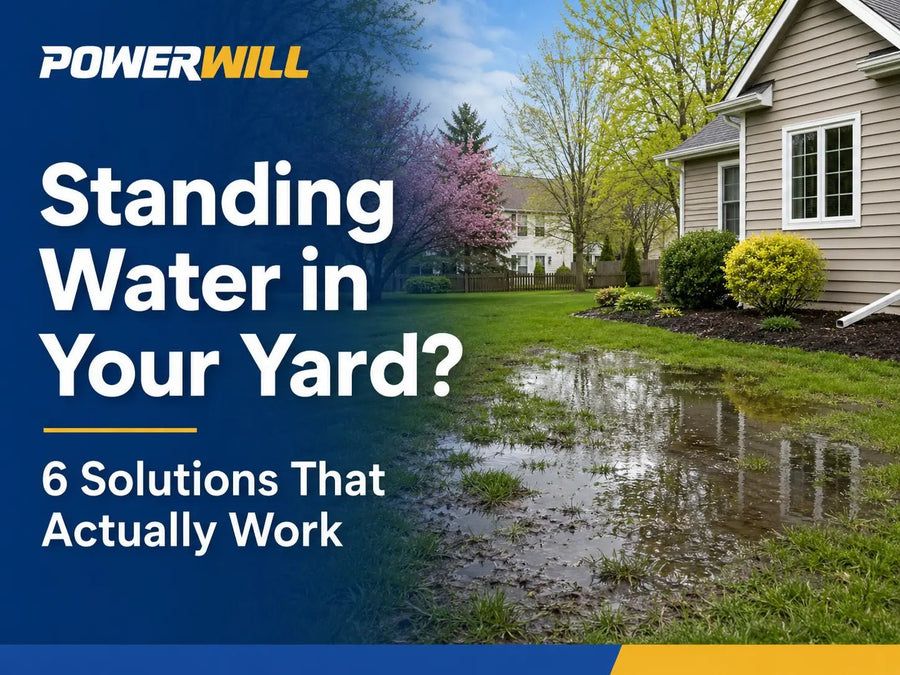 Standing Water in Your Yard? 6 Solutions That Actually Work