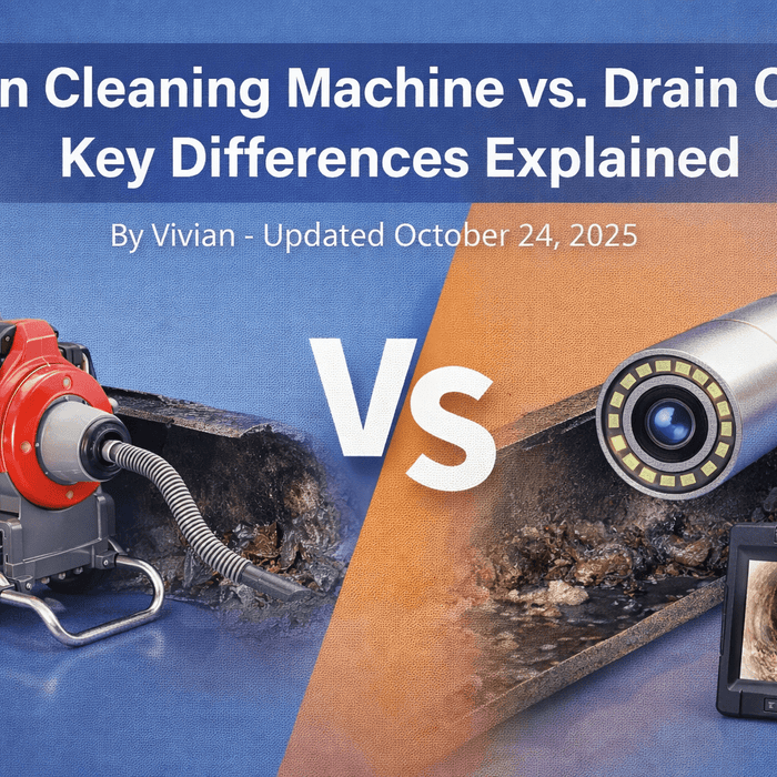 Drain Cleaning Machine vs. Drain Camera: Key Differences Explained - Powerwill