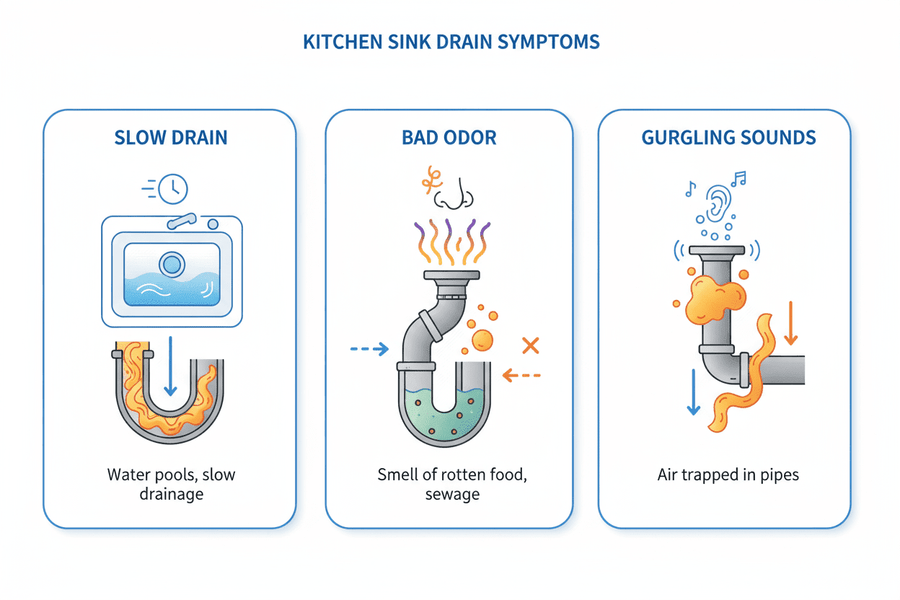 How Do I Clear a Clogged Kitchen Sink?