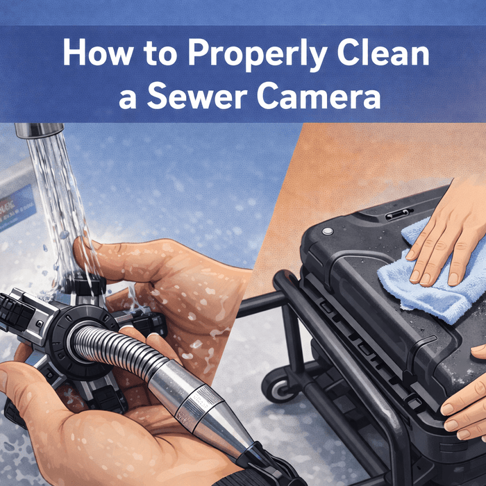 How to Properly Clean a Sewer Camera - Powerwill