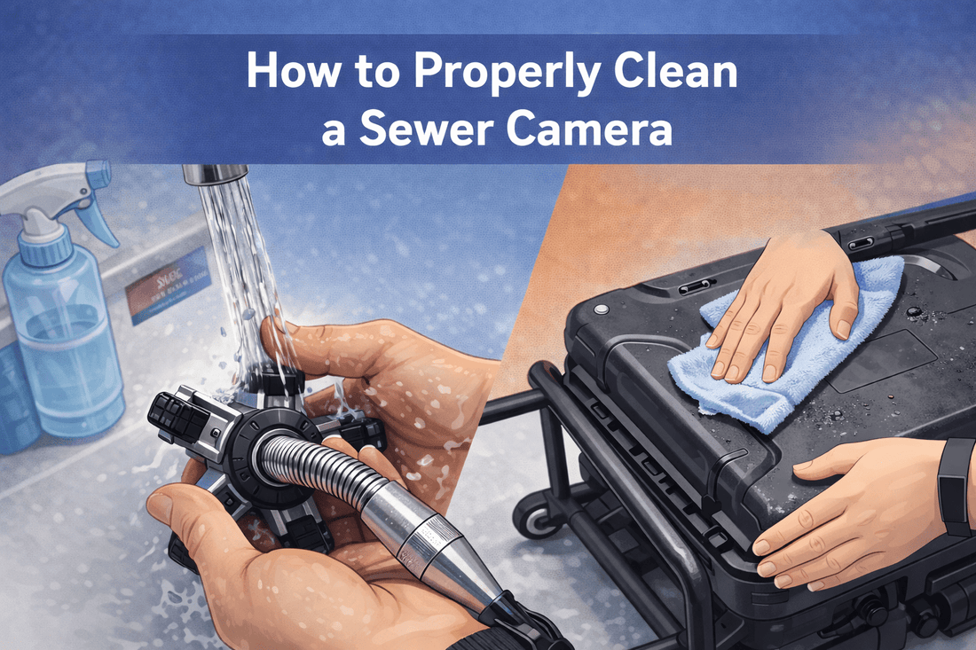 How to Properly Clean a Sewer Camera - Powerwill