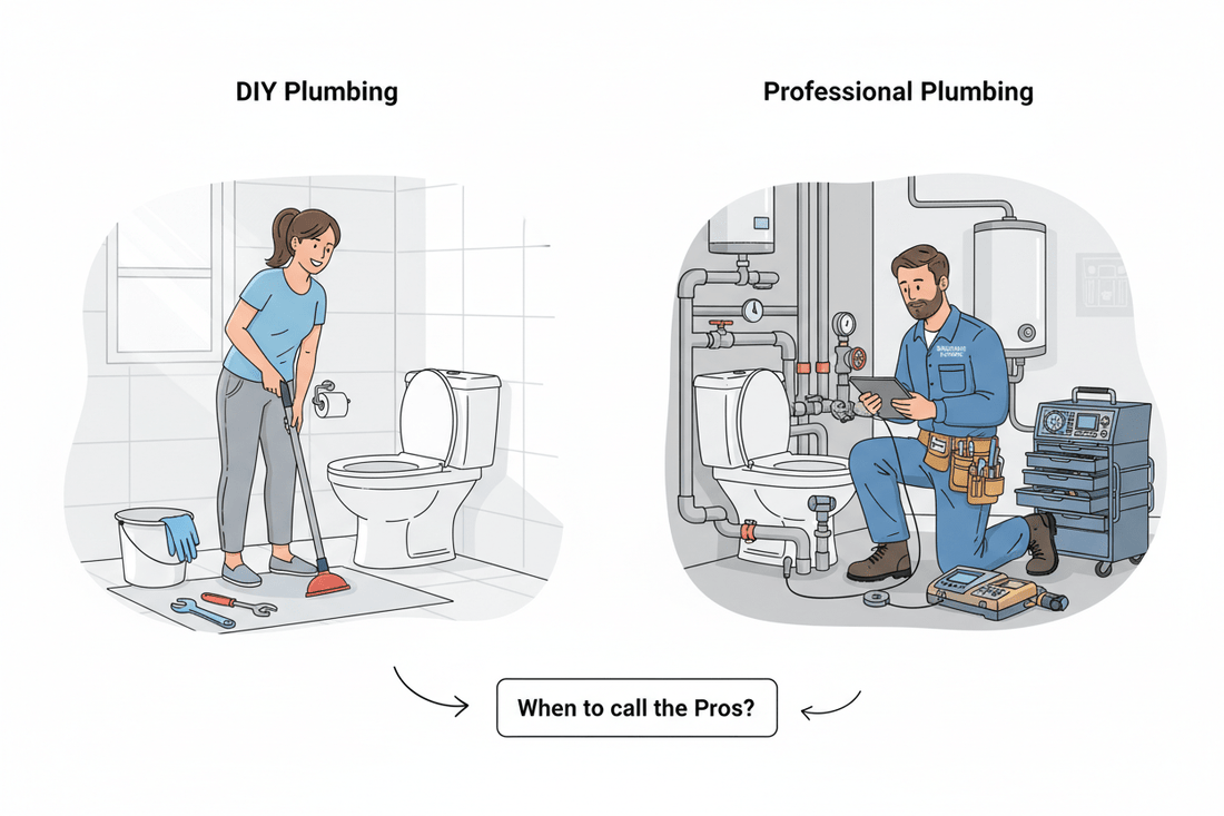 Slow Draining Toilet: When to DIY and When to Call a Professional