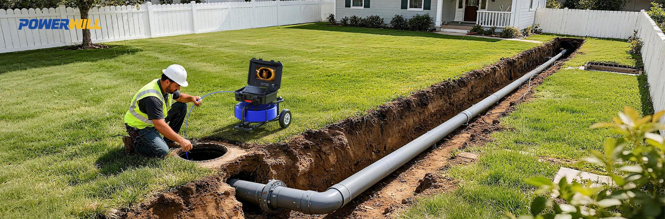 Powerwill sewer camera