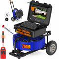Powerwill PW10DX1 Sewer Inspection Camera - 10-Inch IPS Monitor, Distance Counter,Keyboard, Self-Leveling