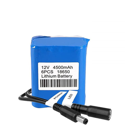 Powerwill 12V 4500mAh Lithium Battery Pack for Pipe Inspection Camera image 1