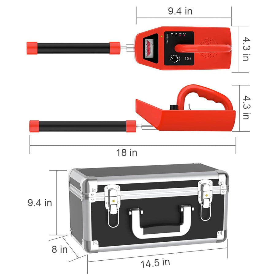 Powerwill 512Hz Locator and 512Hz Sonde Transmitter Kit for Sewer Inspection Camera image 2