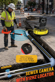 Powerwill 512Hz Locator and 512Hz Sonde Transmitter Kit for Sewer Inspection Camera image 6