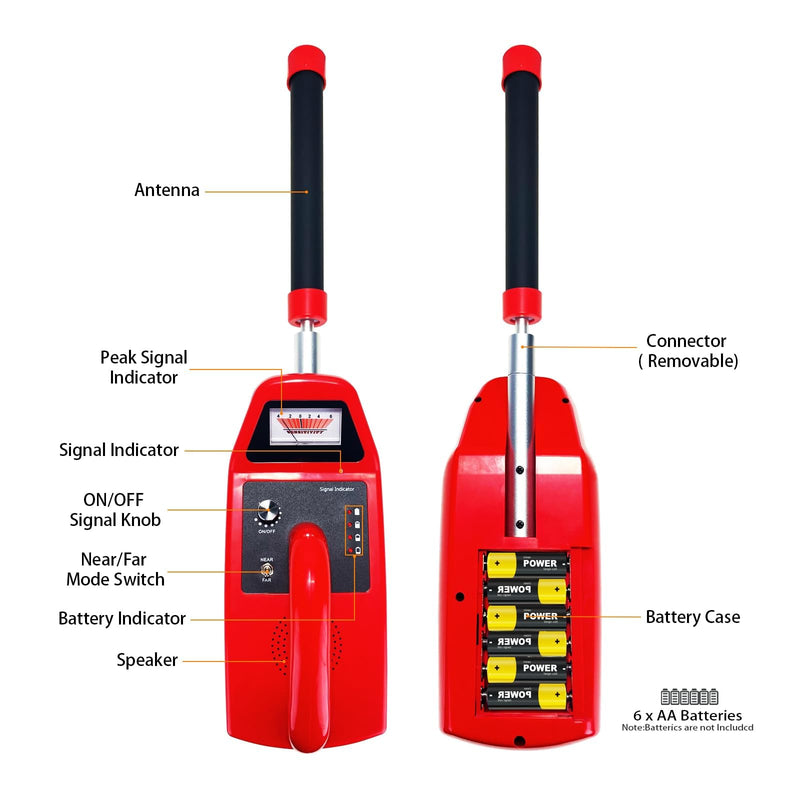 512hz Sonde Receiver with Box for Sewer Camera - Powerwill2