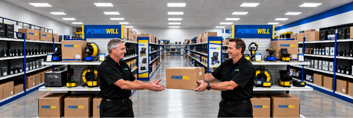 Partner with Powerwill to bring professional sewer cameras and pipe inspection systems to your customers.