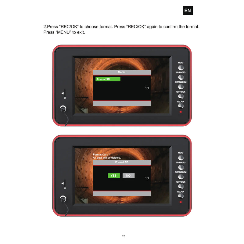 Powerwill 9-Inch LCD Replacement Monitor for L09D1 and L09D2 Sewer Cameras