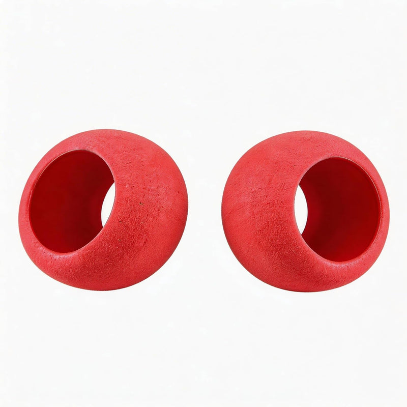 Powerwill Red Ball Sewer Camera Protective Cover for 22mm and 23mm Probes, 2PCS image 1
