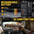 Powerwill PW10DZ rechargeable battery and 5x zoom inspection display