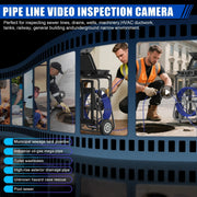 10DZ pipe inspection camera is ideal for sewer lines, drains, HVAC ducts, and industrial pipelines, offering video inspection in tight spaces.