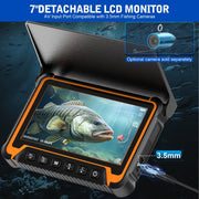 Powerwill 7DA Sewer Inspection Camera – 512Hz Locator, Self - Leveling, 7" IPS Monitor