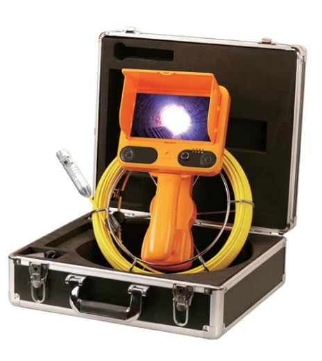 Powerwill 7DH2 Sewer Camera - Rotating Dual-Camera, HD Screen, IP68, 6 LED Lights, 16GB (66FT) - Powerwill9