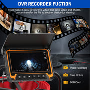 Powerwill 7DVE Sewer Inspection Camera – 512Hz Locator, Self-Leveling, 7" IPS Monitor - Powerwill5