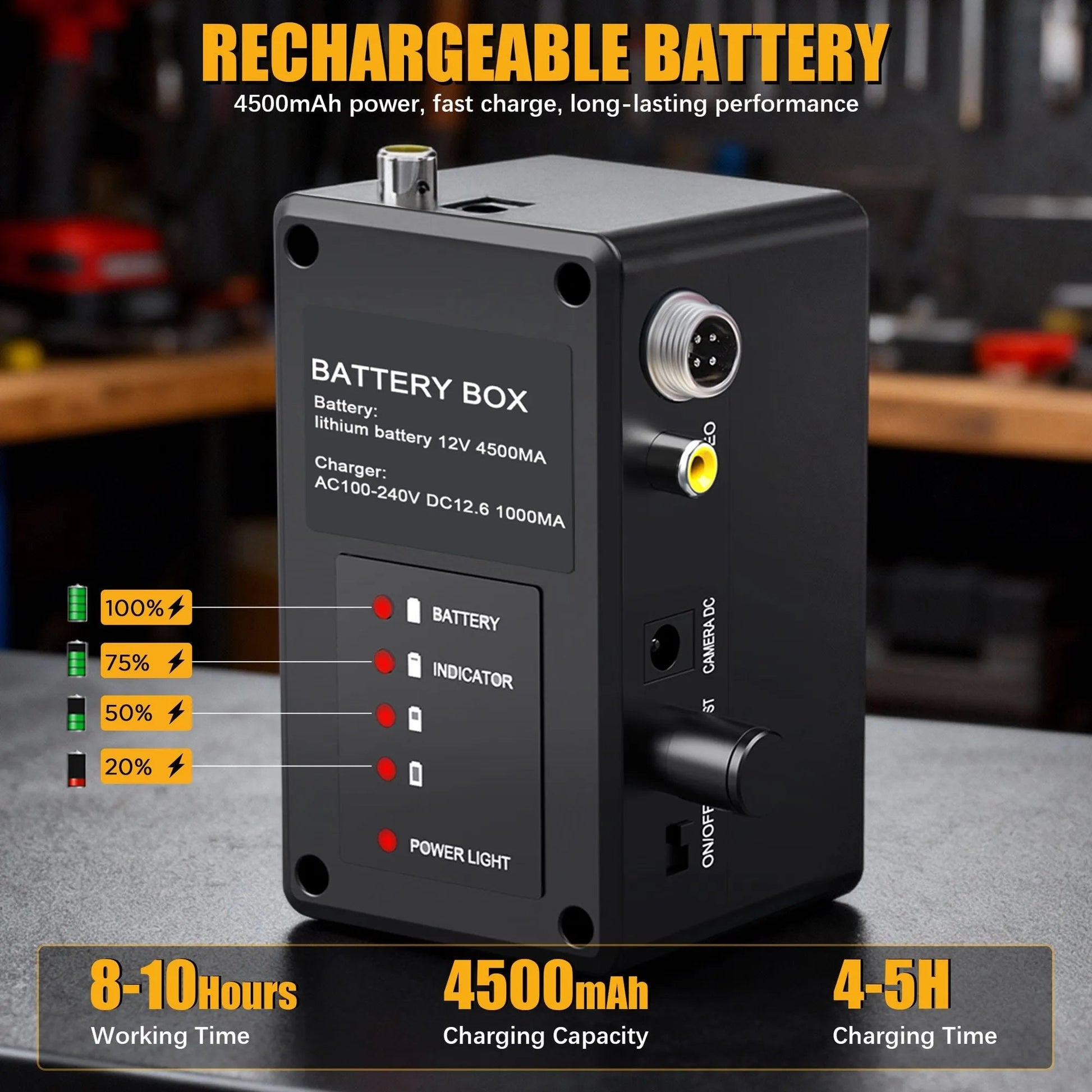 Powerwill L09D1 Sewer Inspection Camera – DVR, Self - Leveling, 9" IPS Monitor - PowerwillPWL09D1-20M-DVR-5C-ZK-32G-Y