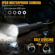 Powerwill L09D1 Sewer Inspection Camera – DVR, Self - Leveling, 9" IPS Monitor - PowerwillPWL09D1-20M-DVR-5C-ZK-32G-Y