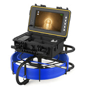 Powerwill L09D2 Sewer Inspection Camera – DVR, Self - Leveling, 9" IPS Monitor - PowerwillPWL09D2-20M-DVR-7C-512T-ZK-32G-BL