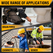 Powerwill M0702 Borescope Camera with Light 360° Rotating Dual-Cameras, IP68, 6MM Cable 16Ft - Powerwill7