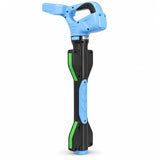 Powerwill PW001 pipe and cable locator receiver side view with long sensor shaft and carrying handle