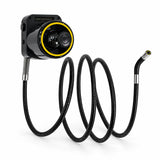 Powerwill PW506 4-way articulating borescope rear view with coiled flexible probe and angled camera tip